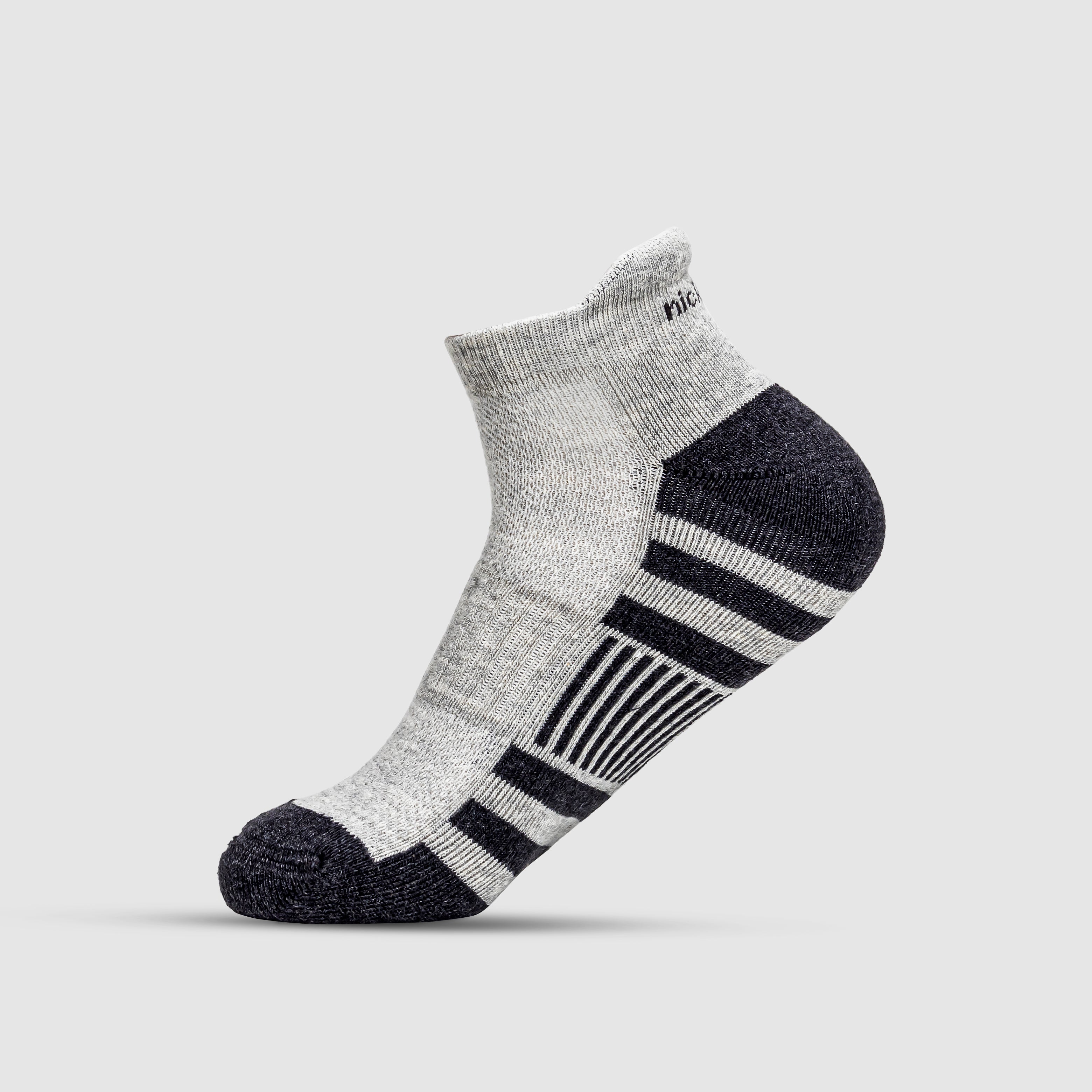 Nickron Eco Touch Grey Ankle Socks NICKRON INDIA