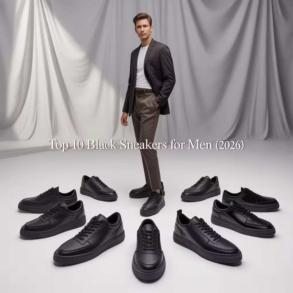 Top 10 Black Sneakers For Men For Everyday ; Office Wear (2026)