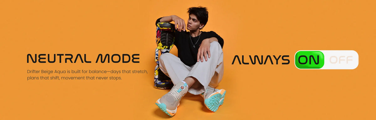 Drifter Beige Aqua Running High Heel Sneakers