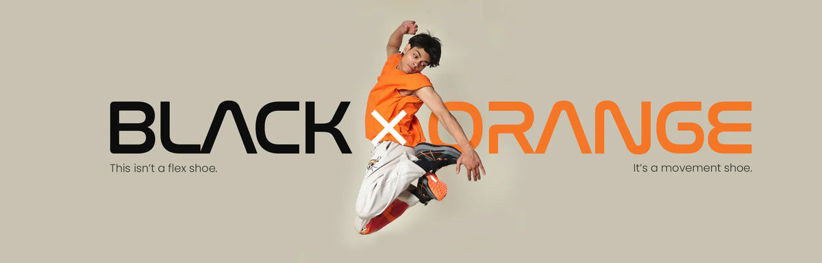 Drifter Black Orange Running High Heel Sneakers