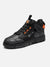 Street Skate 3.0 Shadow Black Mid Top Premium Flat Sole Sneakers