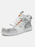 Street Skate 3.0 White Mid Top Premium Flat Sole Sneakers