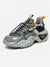 Rocket Boost Grey High Heel Funky Designer Low Top Sneakers