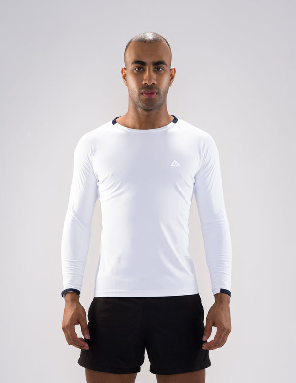 Nickron Full Sleeve T-Shirt White