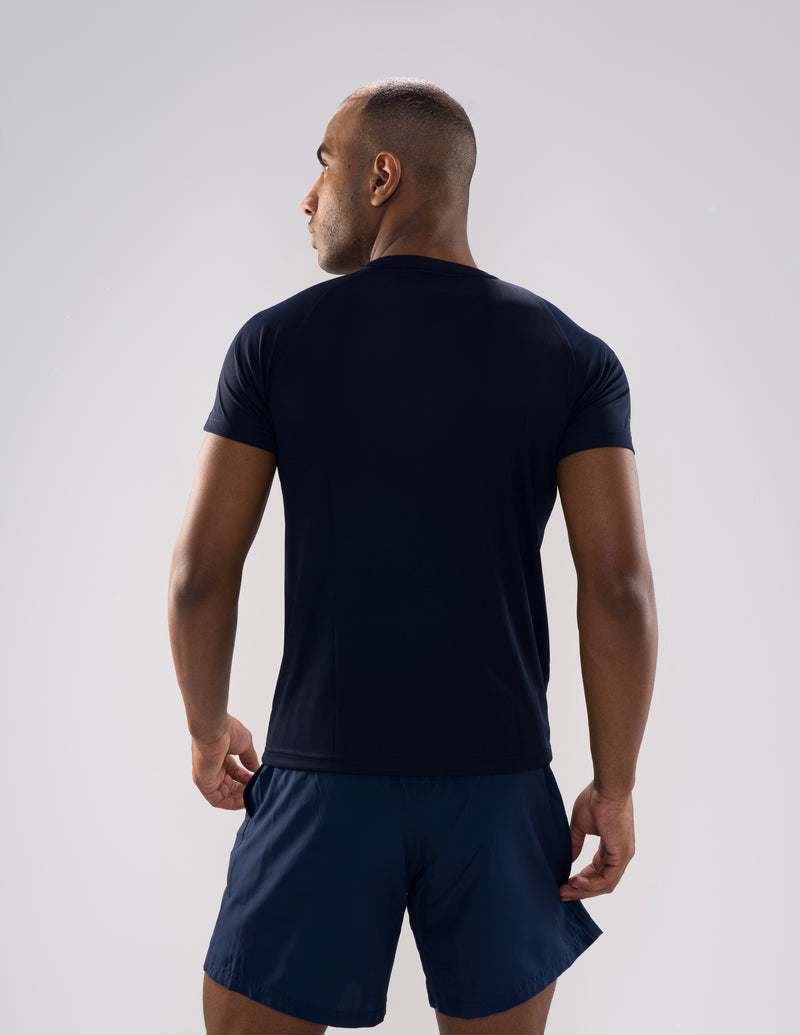 Nickron Half Sleeve T-Shirt Navy Blue