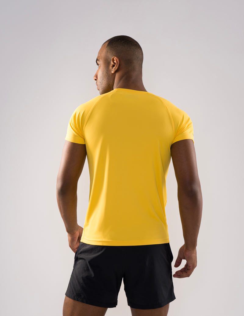 Nickron Half Sleeve T-Shirt Yellow