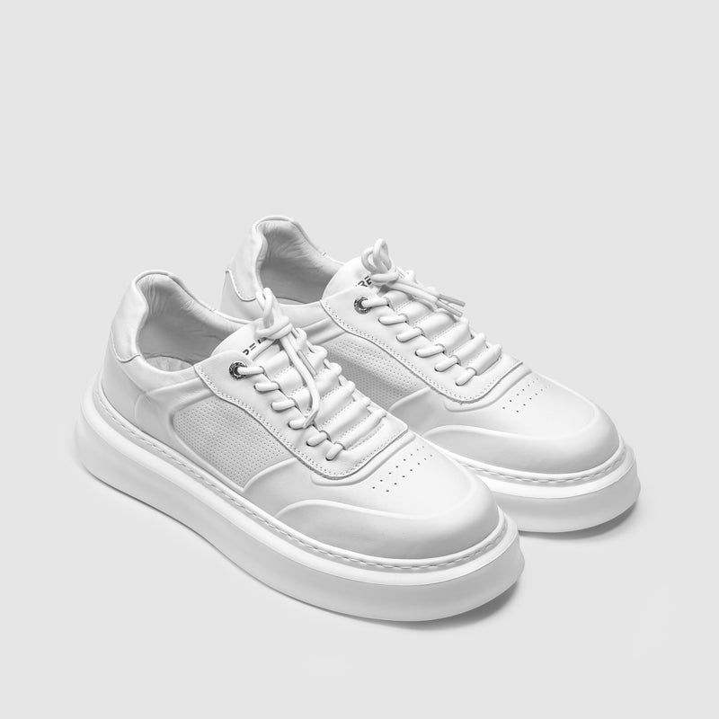 white high ankle sneakers for men