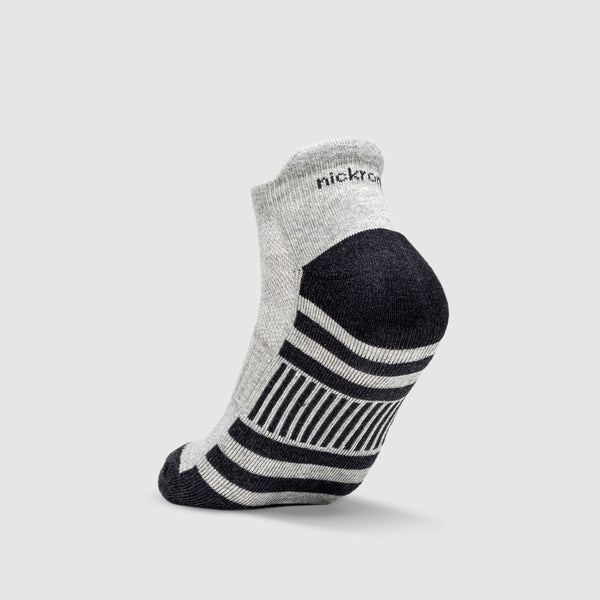 Nickron Eco Touch Grey Ankle Socks