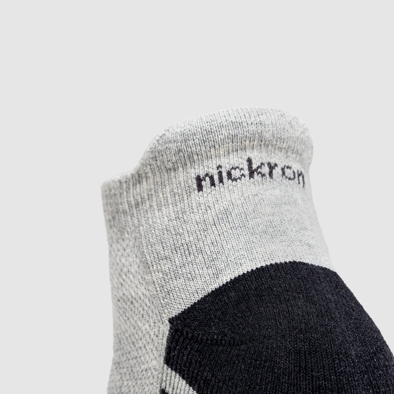 Nickron Eco Touch Grey Ankle Socks