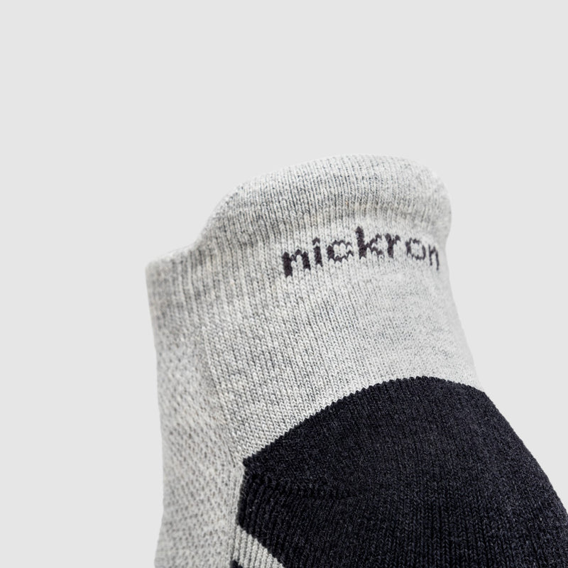 Nickron Eco Touch Grey Ankle Socks Pack OF 3