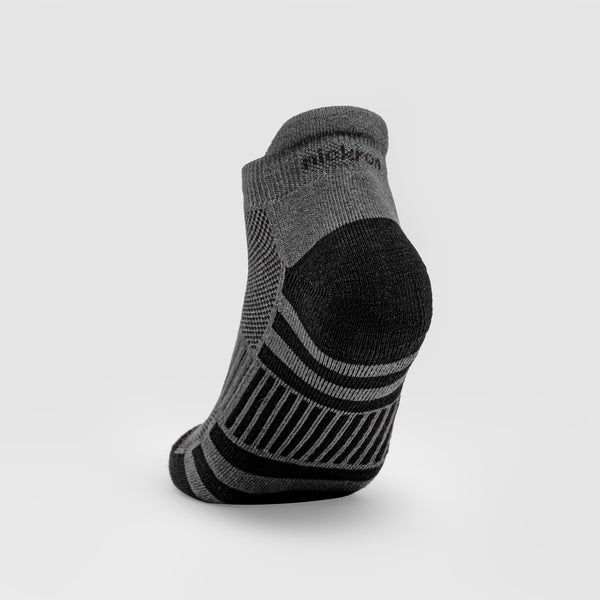 Nickron Eco Touch Dark Grey Ankle Socks Value Pack of 3