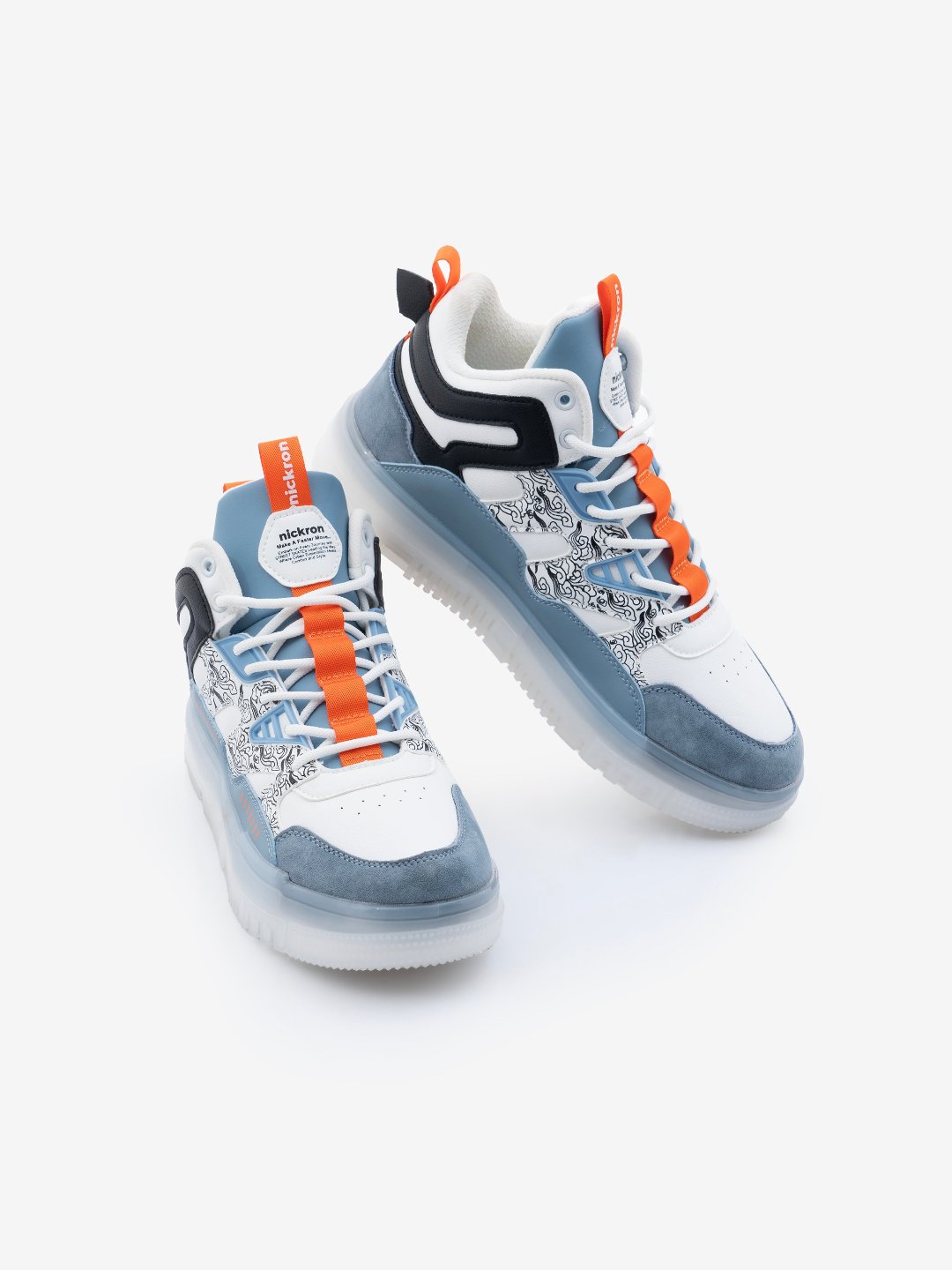 Shop Blue Flat Sole Sneaker Shoes For Men India