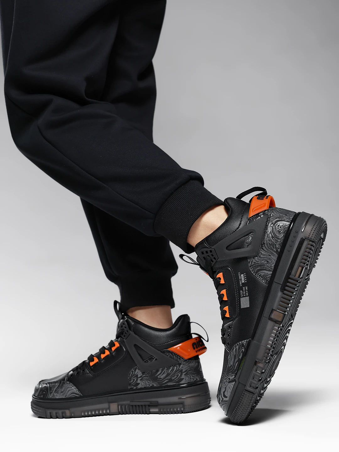 Shop men’s shadow black sneaker shoes online India