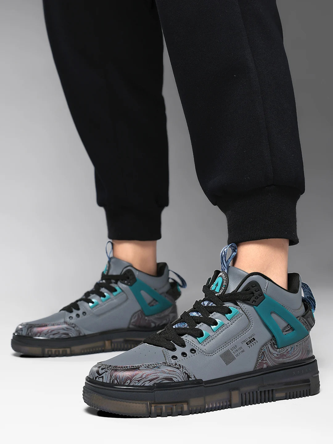 Shop men’s steel teal sneakers casual wear