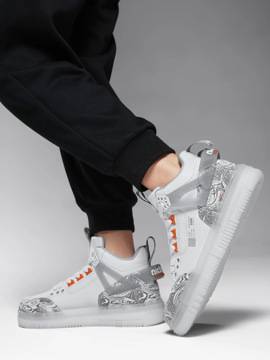 Shop white mid‑top sneaker shoes men