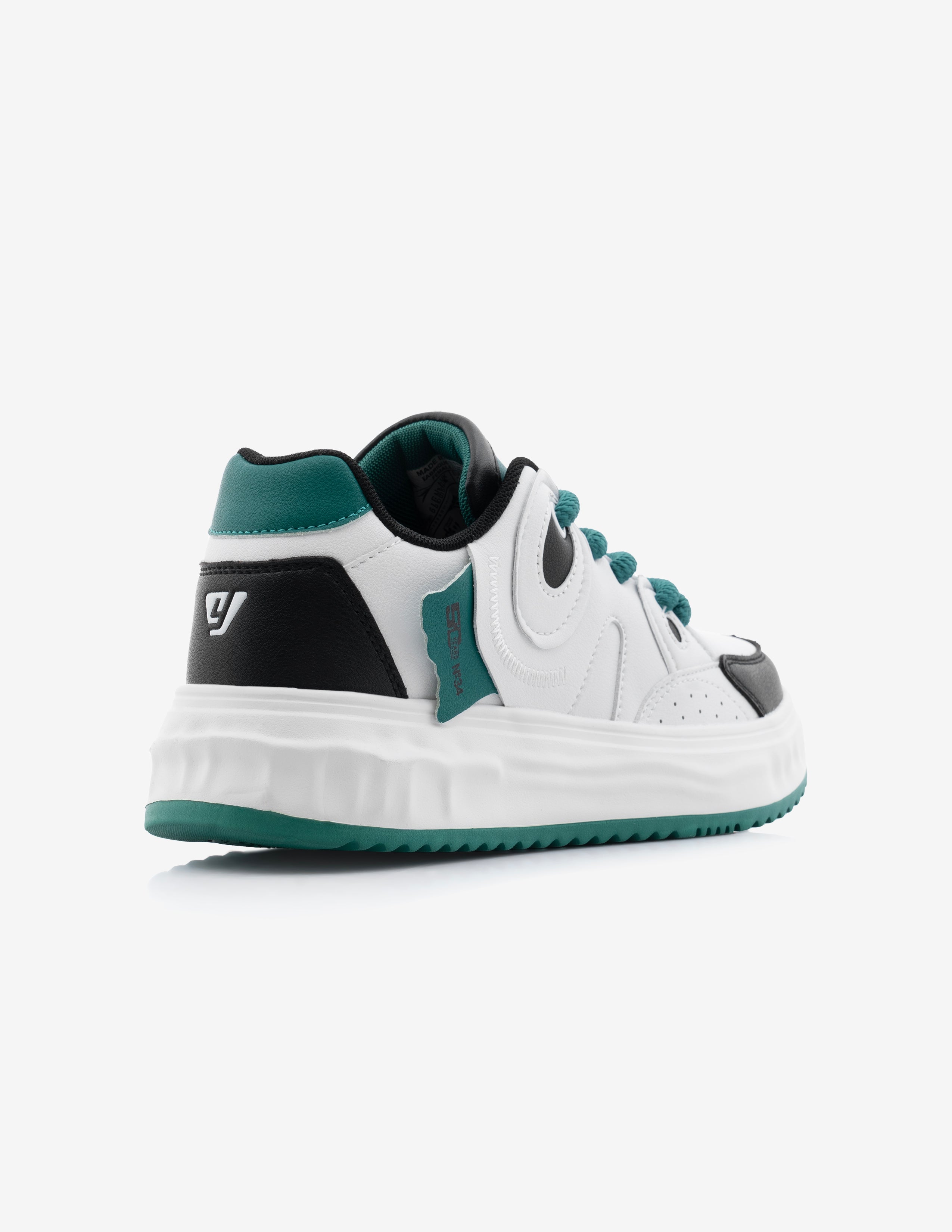 Shark Fury Women's Teel Green Low-Top Designer Sneakers