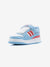 Baligurysn Drip White Blue Red Street Style Flat Sole Sneakers