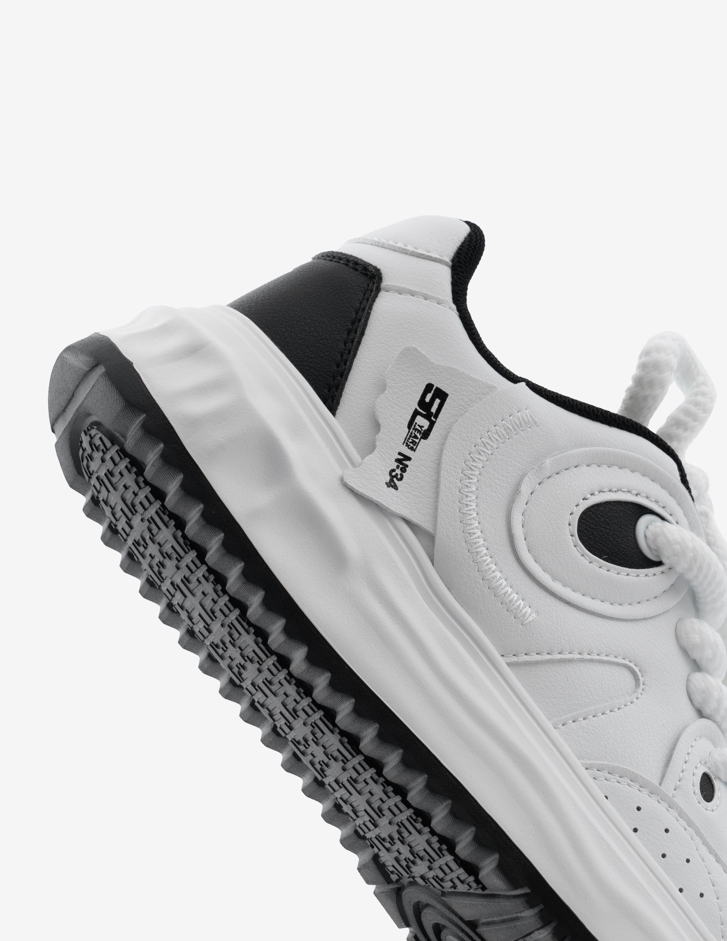 Shark Fury Women's Nightfall Black Low-Top Designer Sneakers