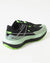 Back heel view of Drifter Black Neon running high‑heel sneakers