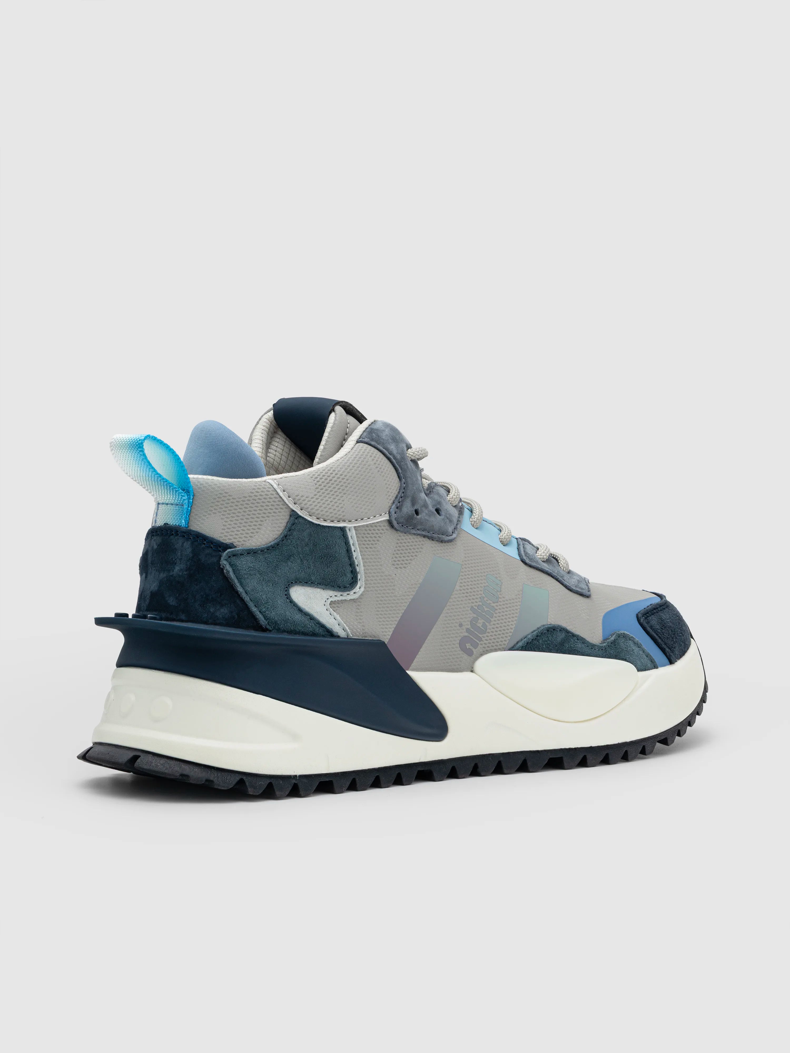 Sentinel Slate Blue Mid-Top Sneakers