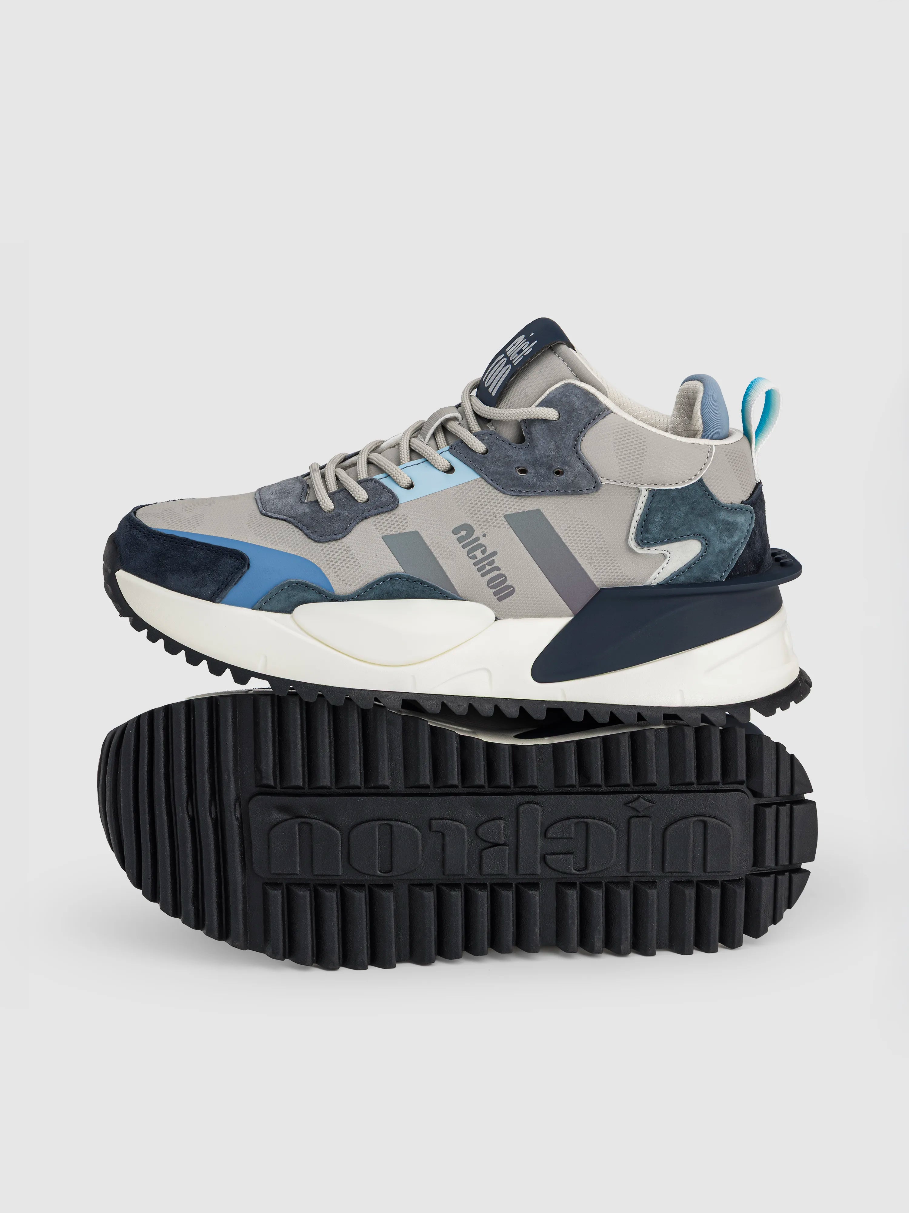 Sentinel Slate Blue Mid-Top Sneakers