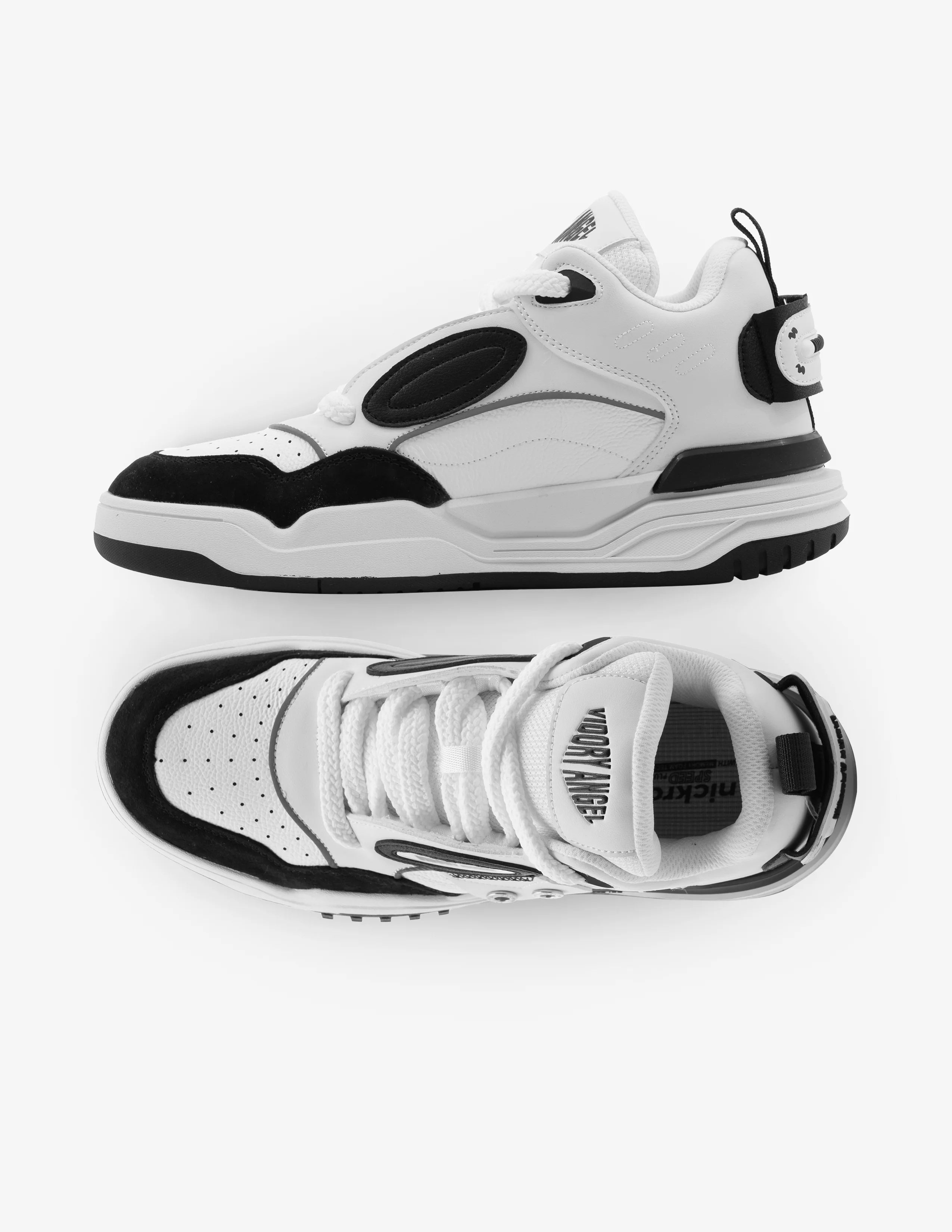 Vidory Angel Nova Panda Mid-Top Sneakers