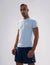 Nickron Half Sleeve T-Shirt in ICe Blue – Left Angle Front View