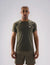 Nickron Half Sleeve T-Shirt in Military Green – Front View
