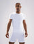 Nickron Half Sleeve T-Shirt in White – Front View