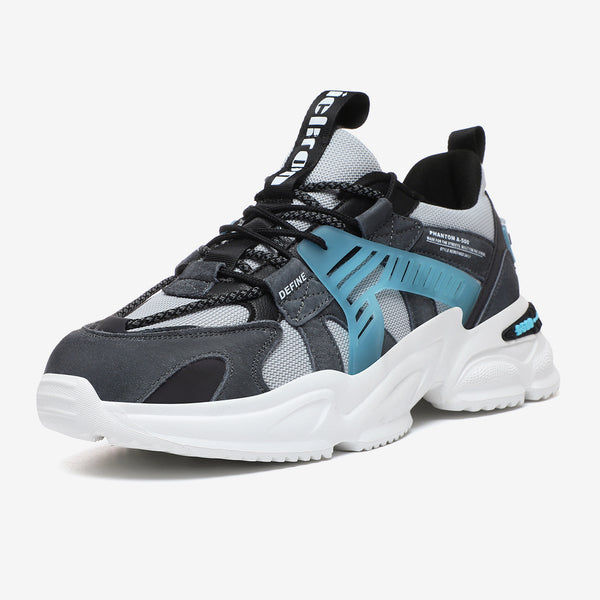 Black Grey Casual Sneakers for Men – Phantom A-500 Dark Glacier