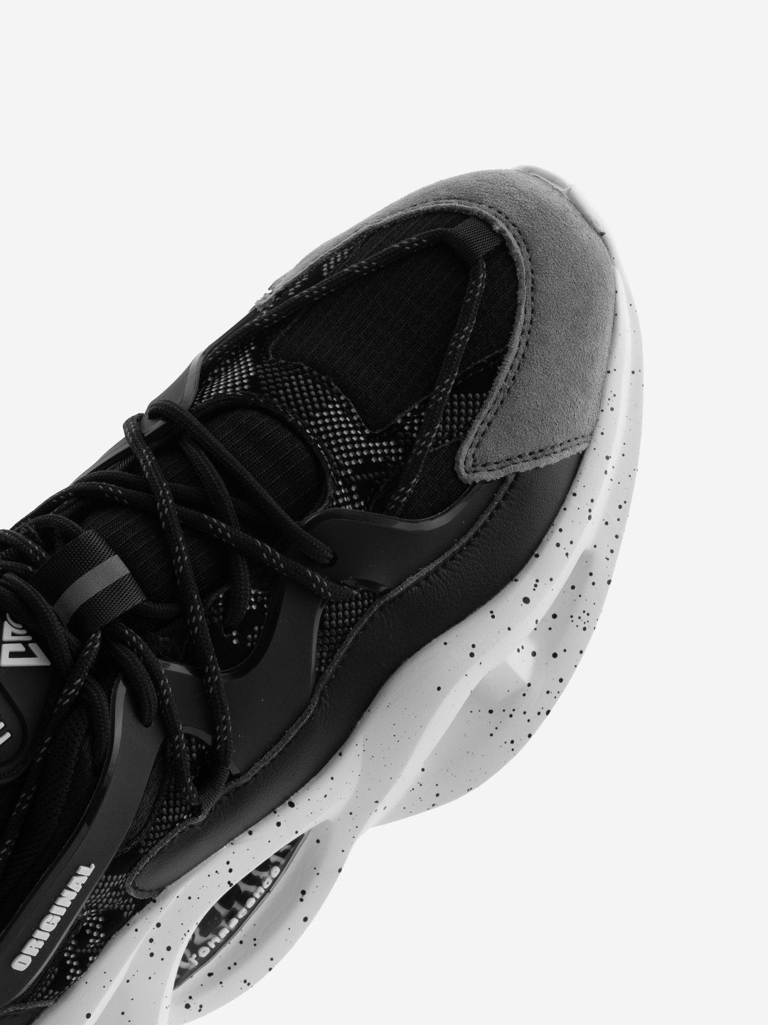 All Black Chunky Sneakers for Men – Blackmate Pro | Nickron