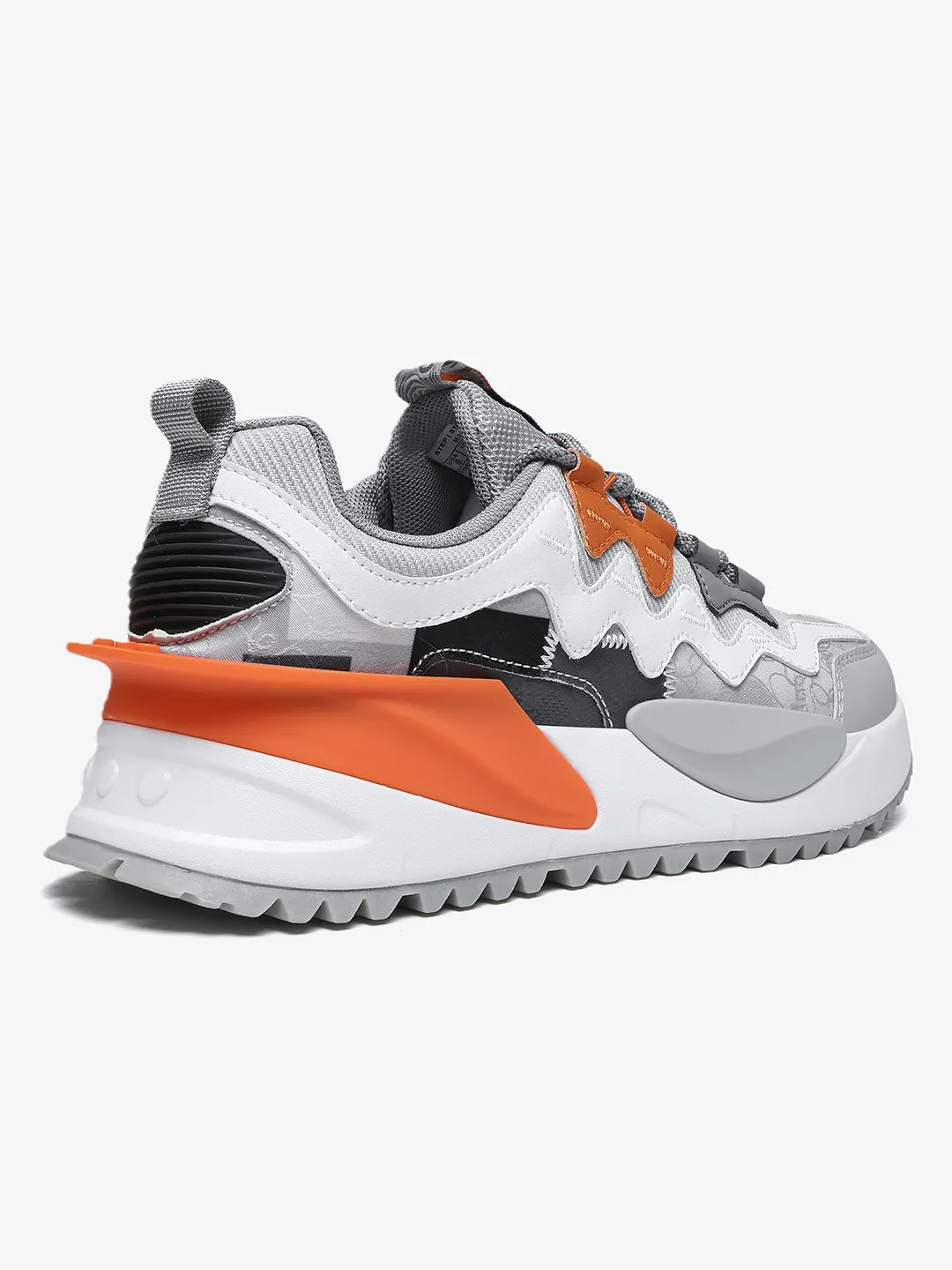 Nomad Ash Orange Low-Top Chunky Sneakers