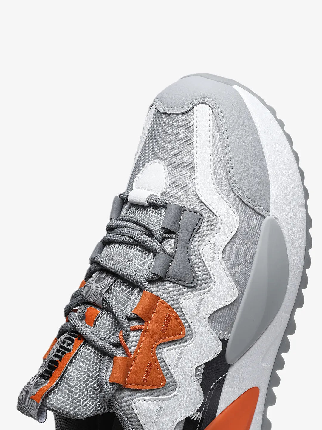 Nomad Ash Orange Low-Top Chunky Sneakers