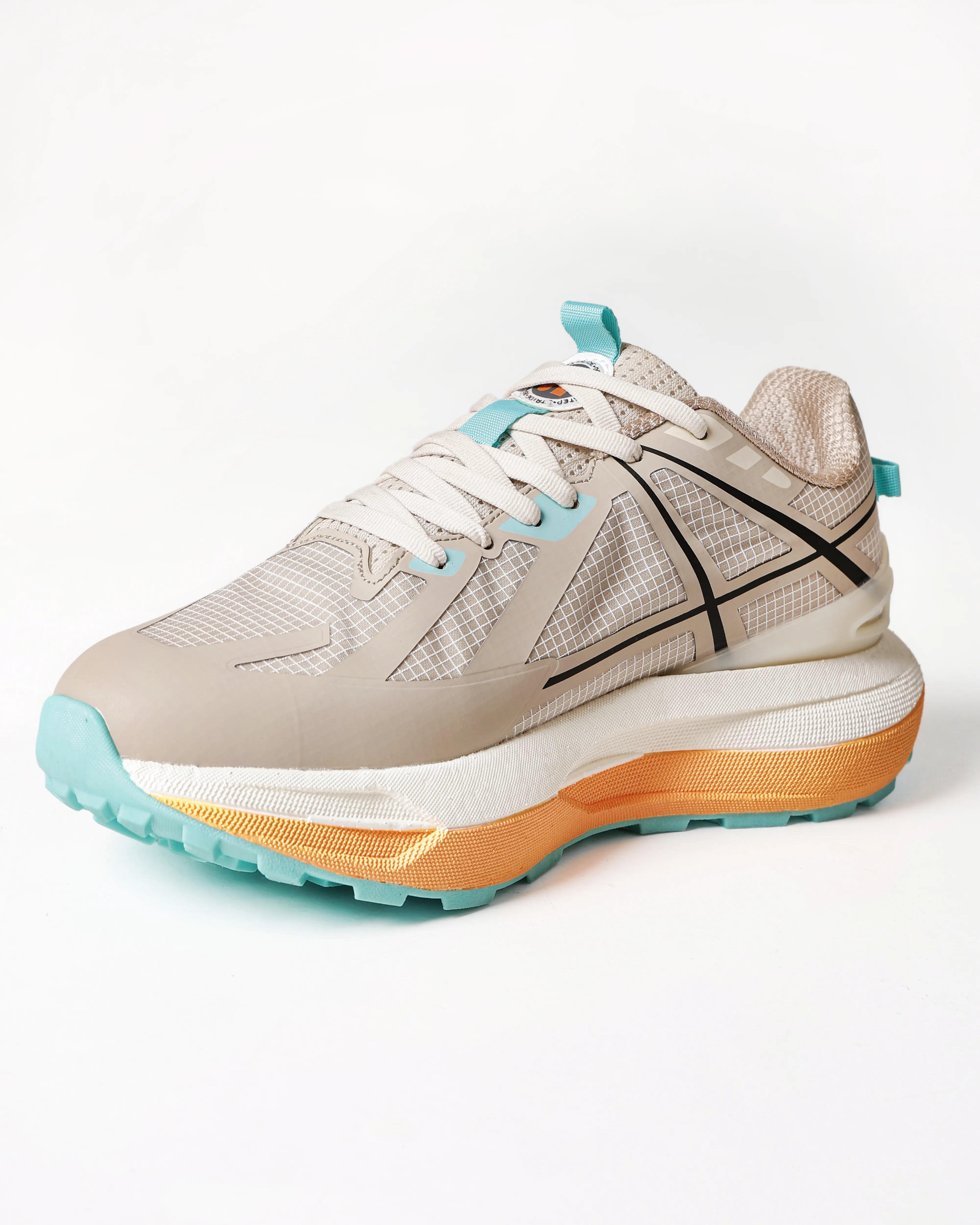 Drifter Beige Aqua Running High Heel Sneakers