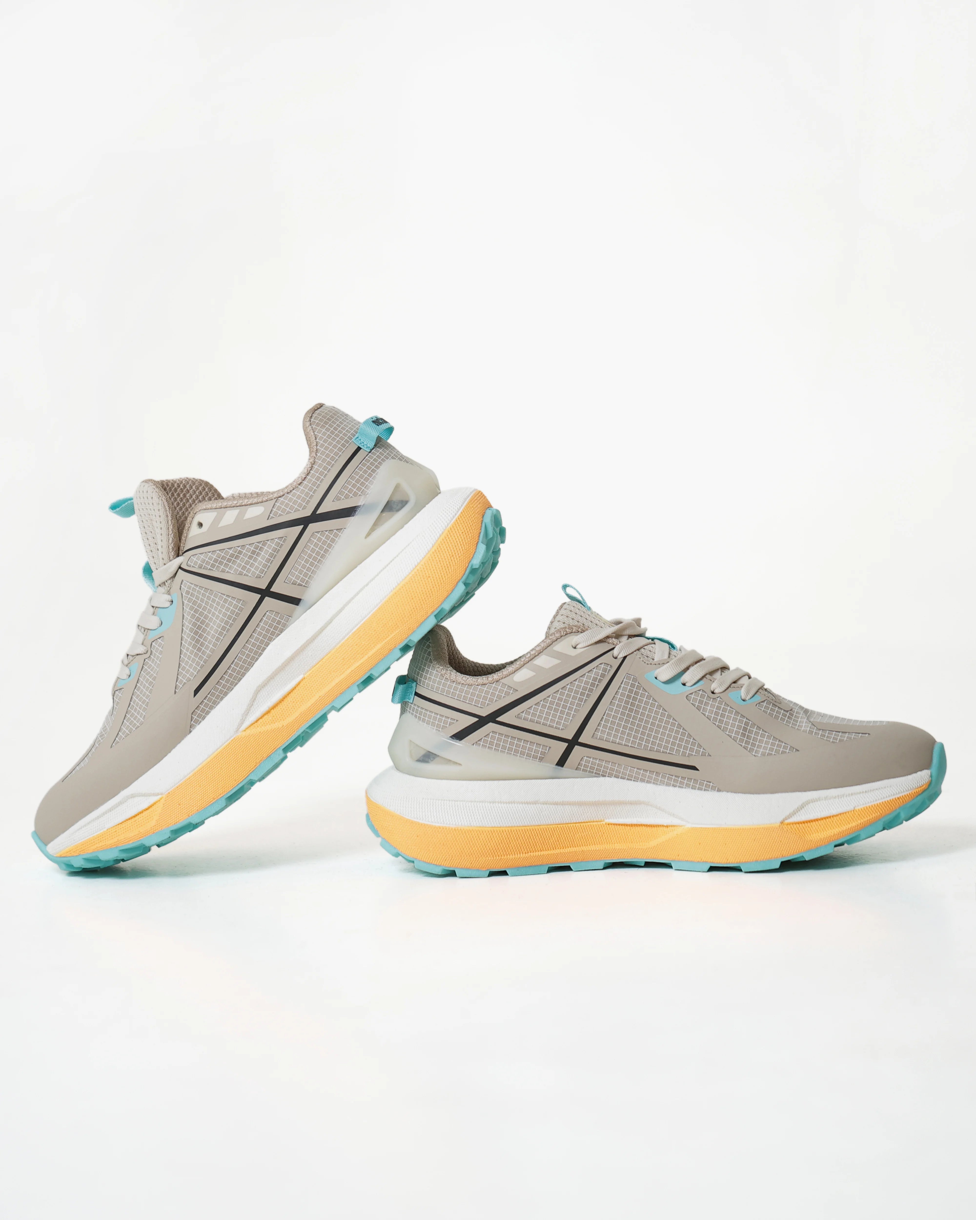 Drifter Beige Aqua Running High Heel Sneakers