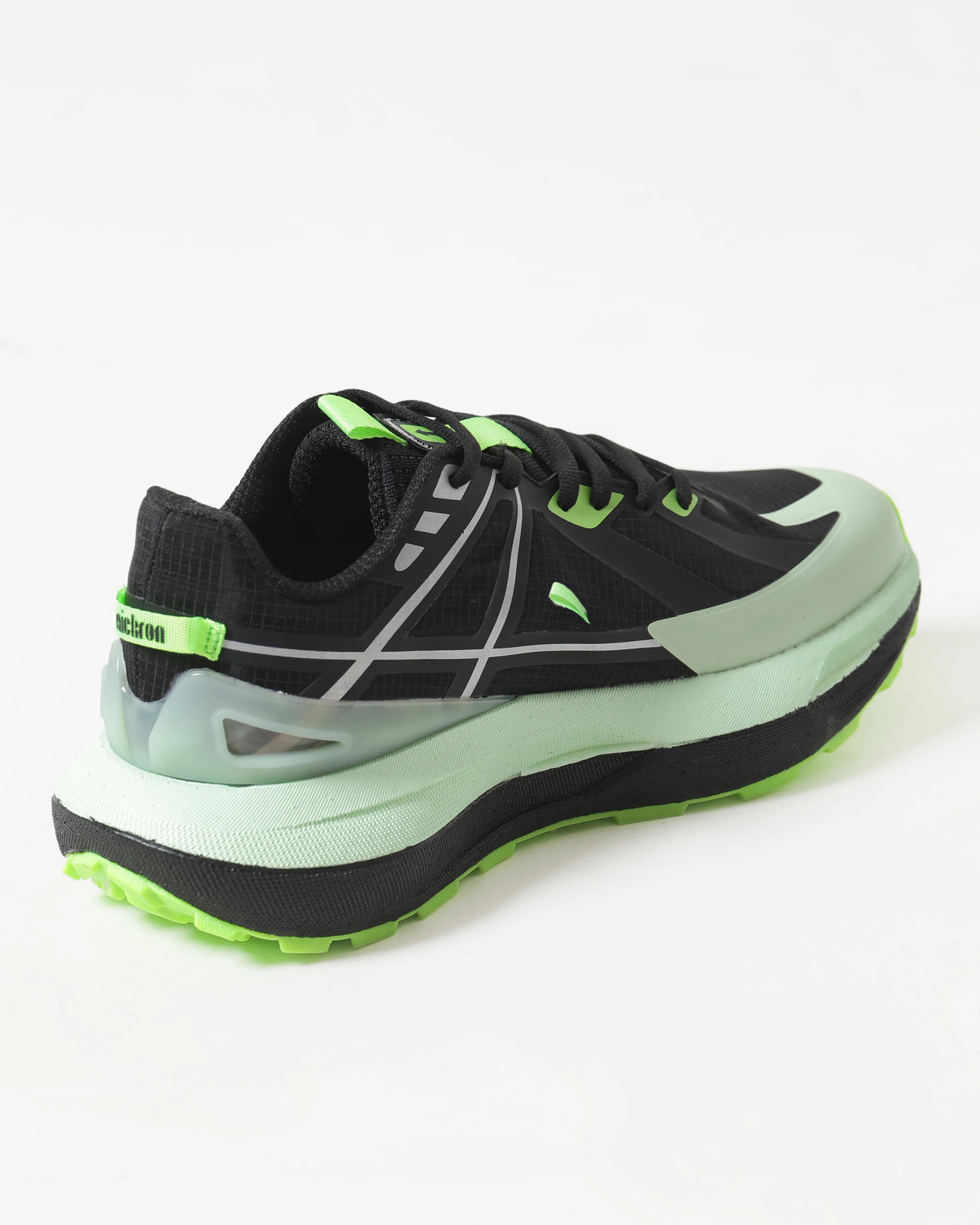 Drifter Black Neon Running High Heel Sneakers