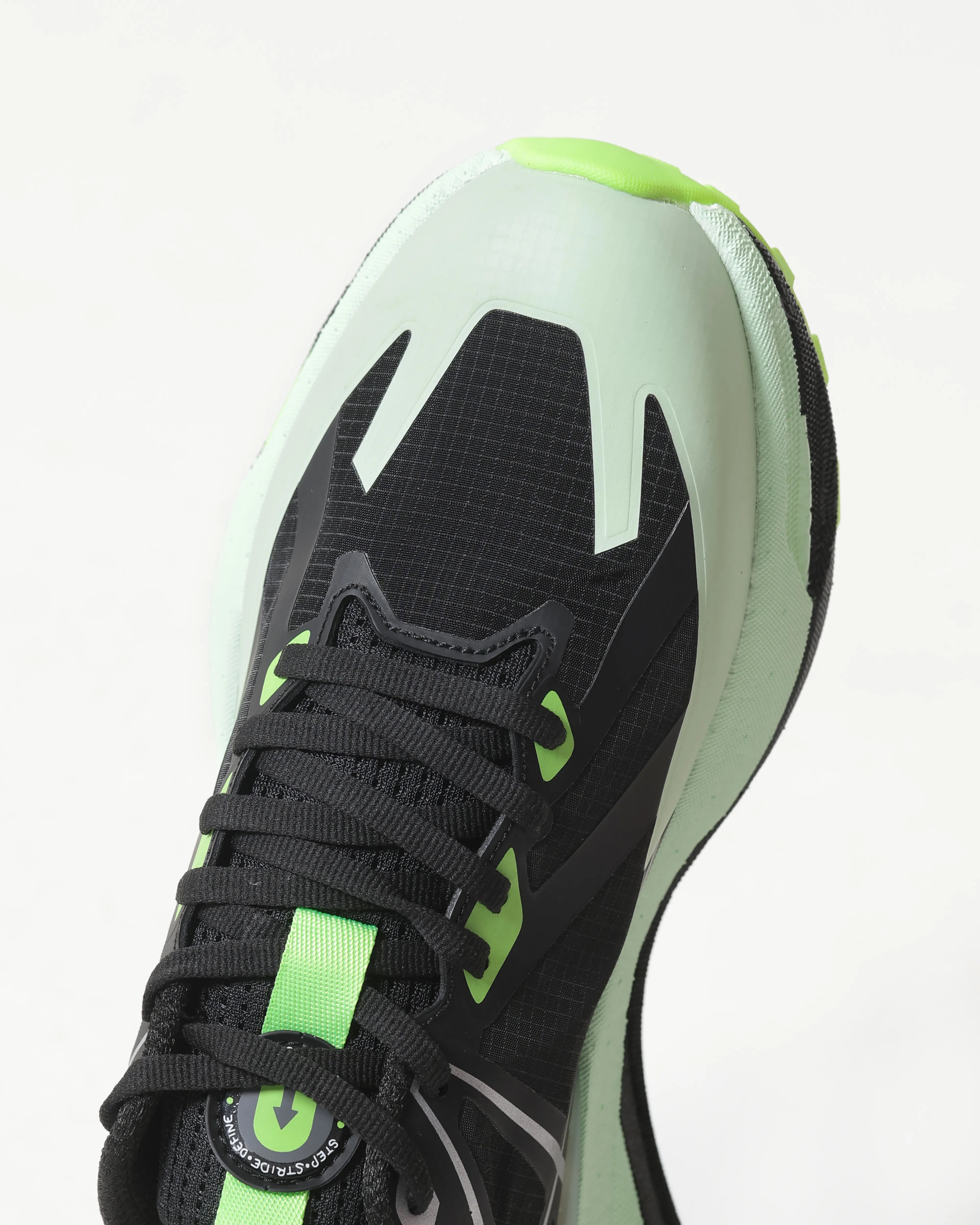 Drifter Black Neon Running High Heel Sneakers