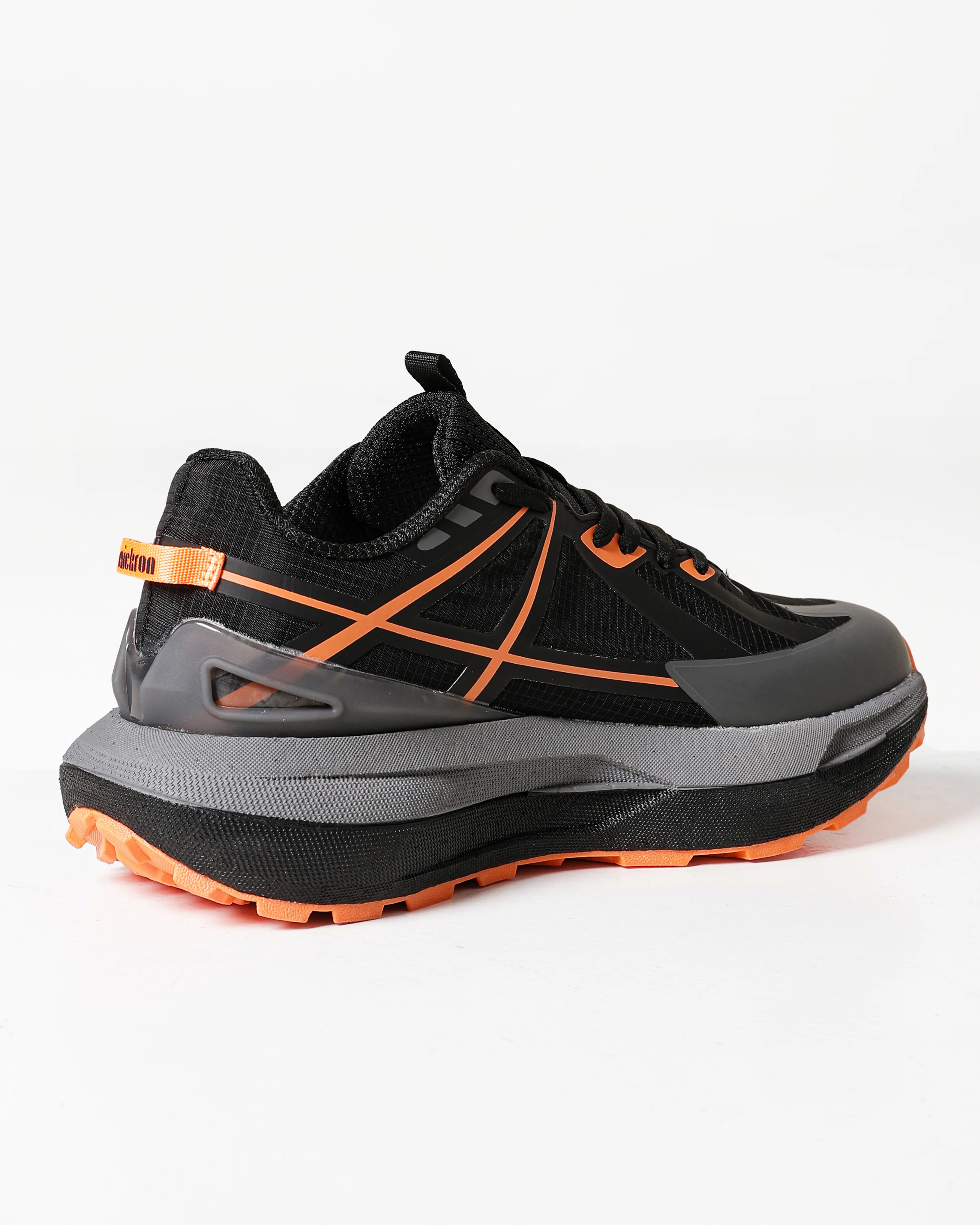 Drifter Black Orange Running High Heel Sneakers