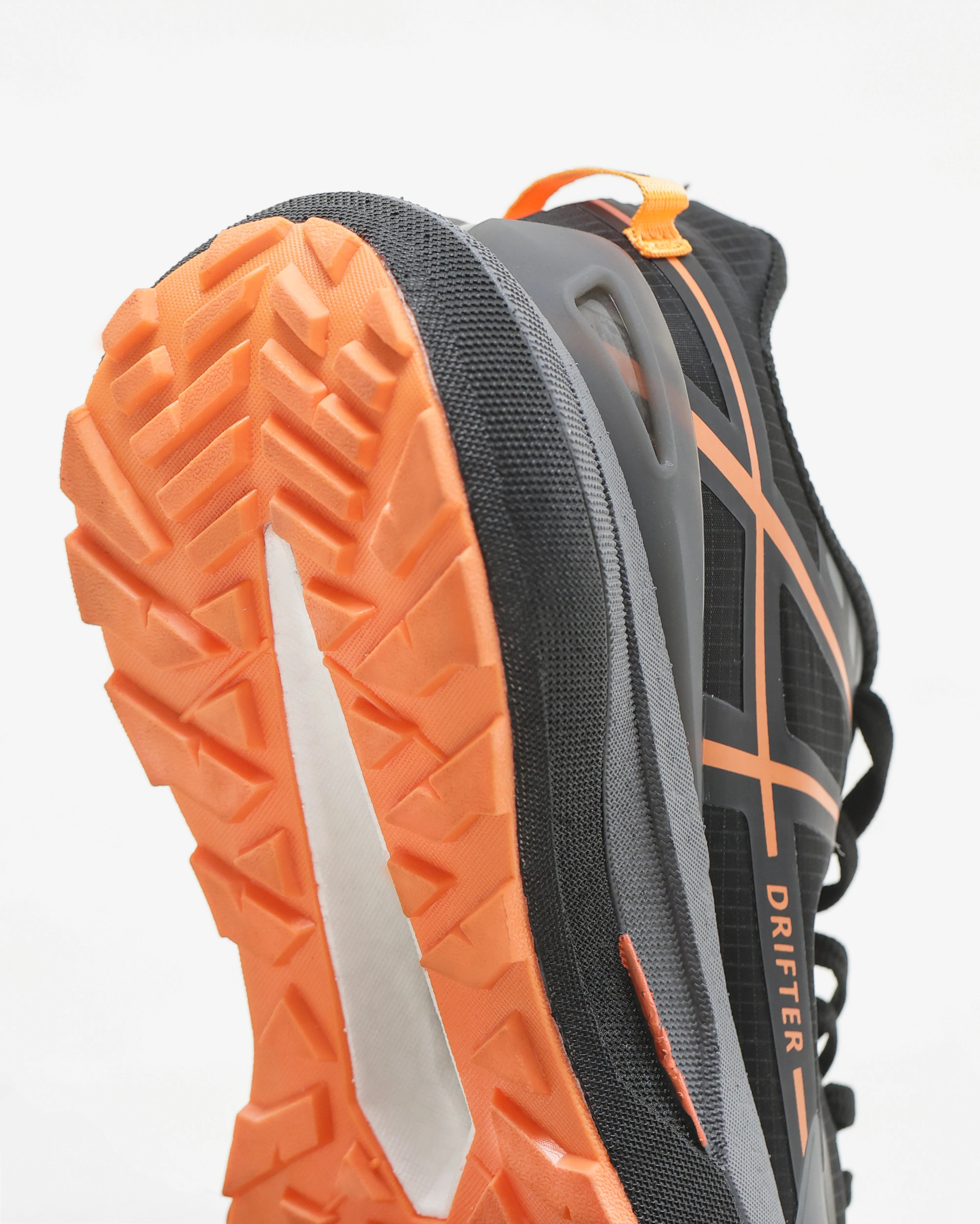 Drifter Black Orange Running High Heel Sneakers