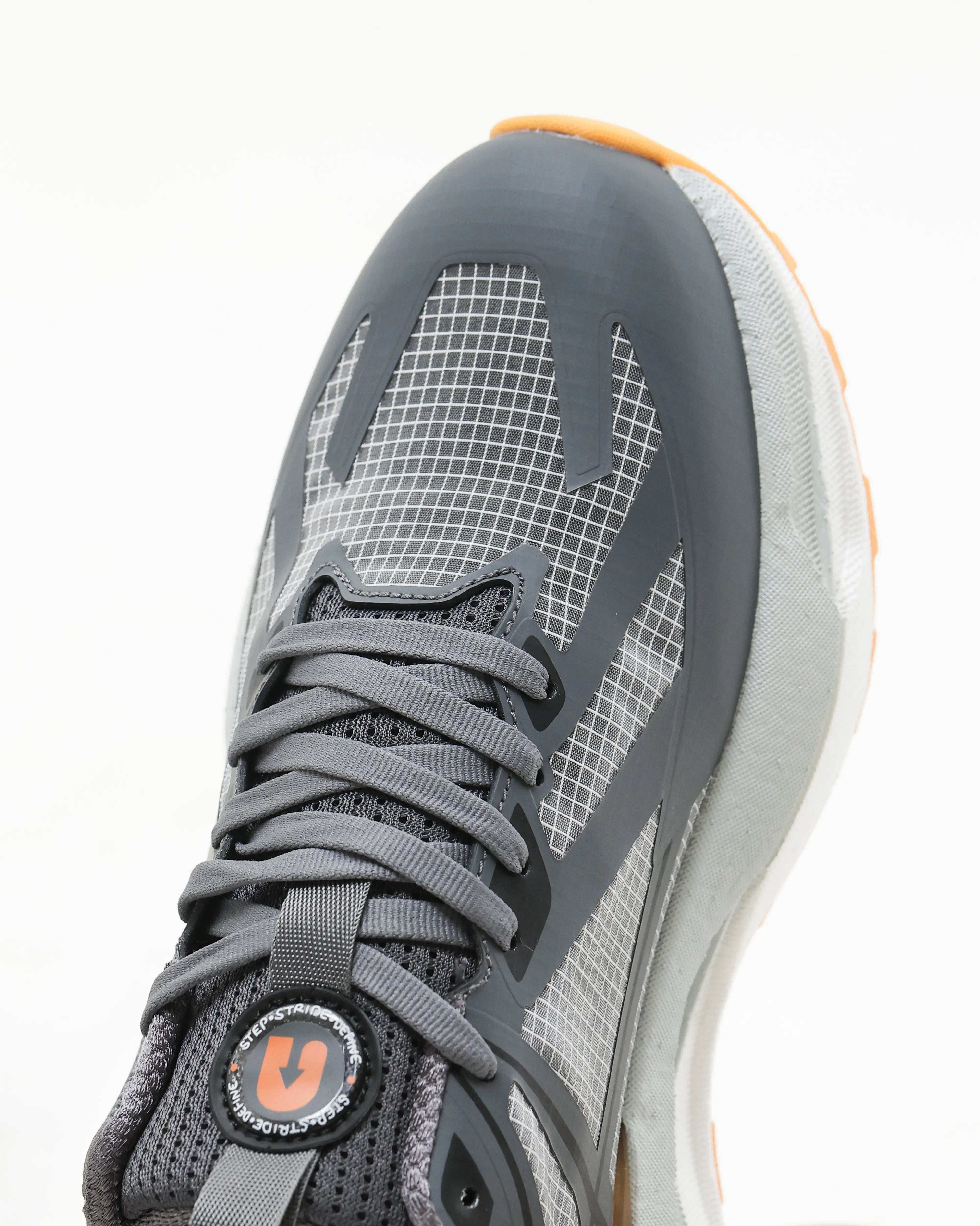 Drifter Grey Orange Running High Heel Sneakers