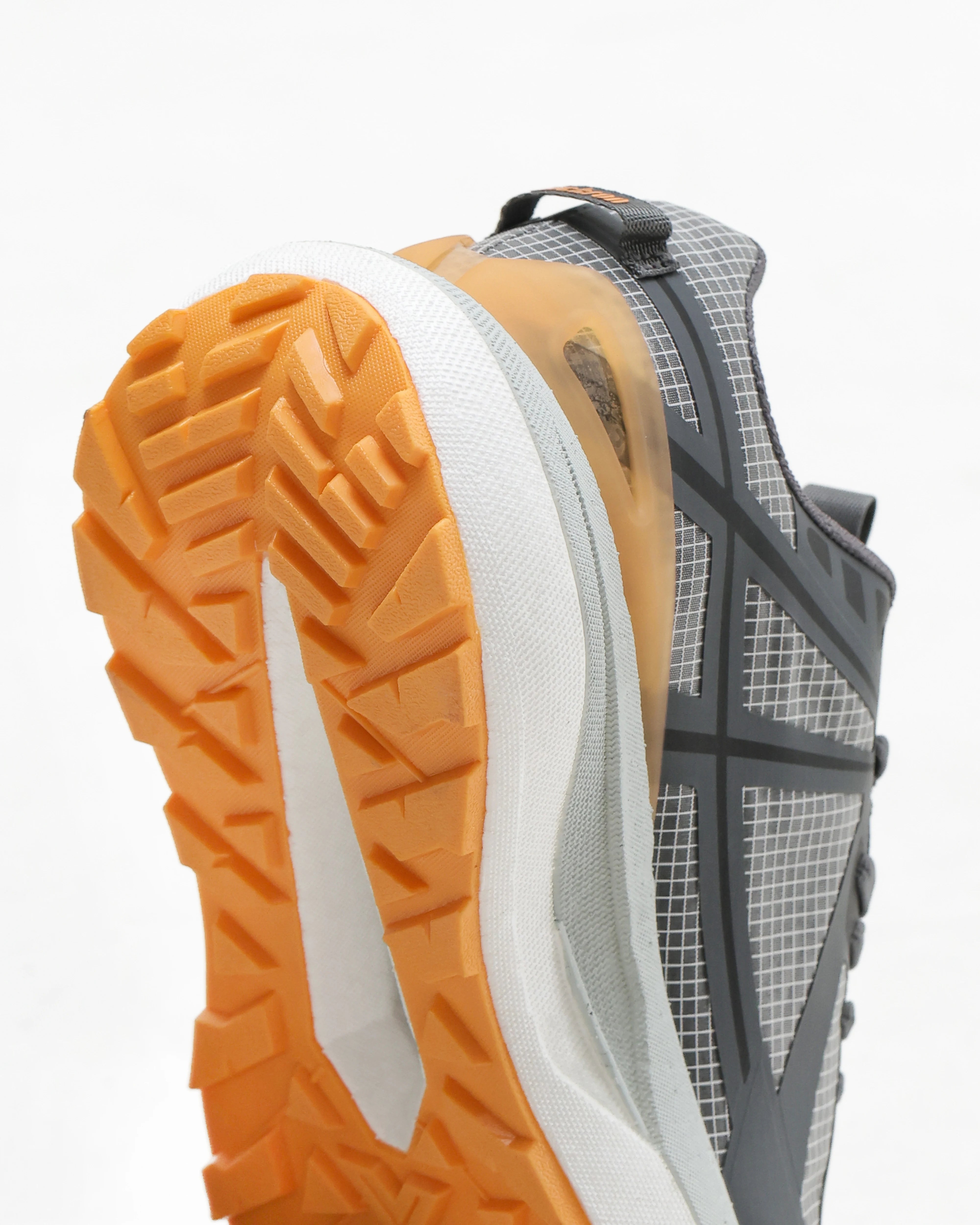 Drifter Grey Orange Running High Heel Sneakers