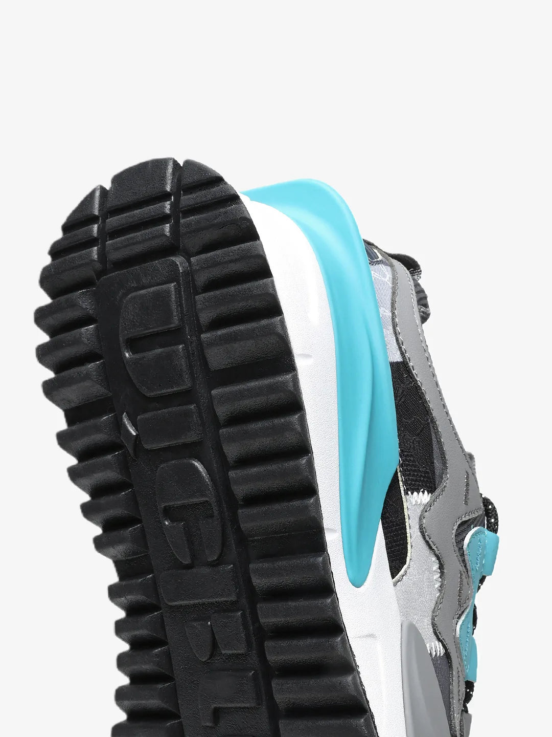Nomad Graphite Teal Low-Top Chunky Sneakers