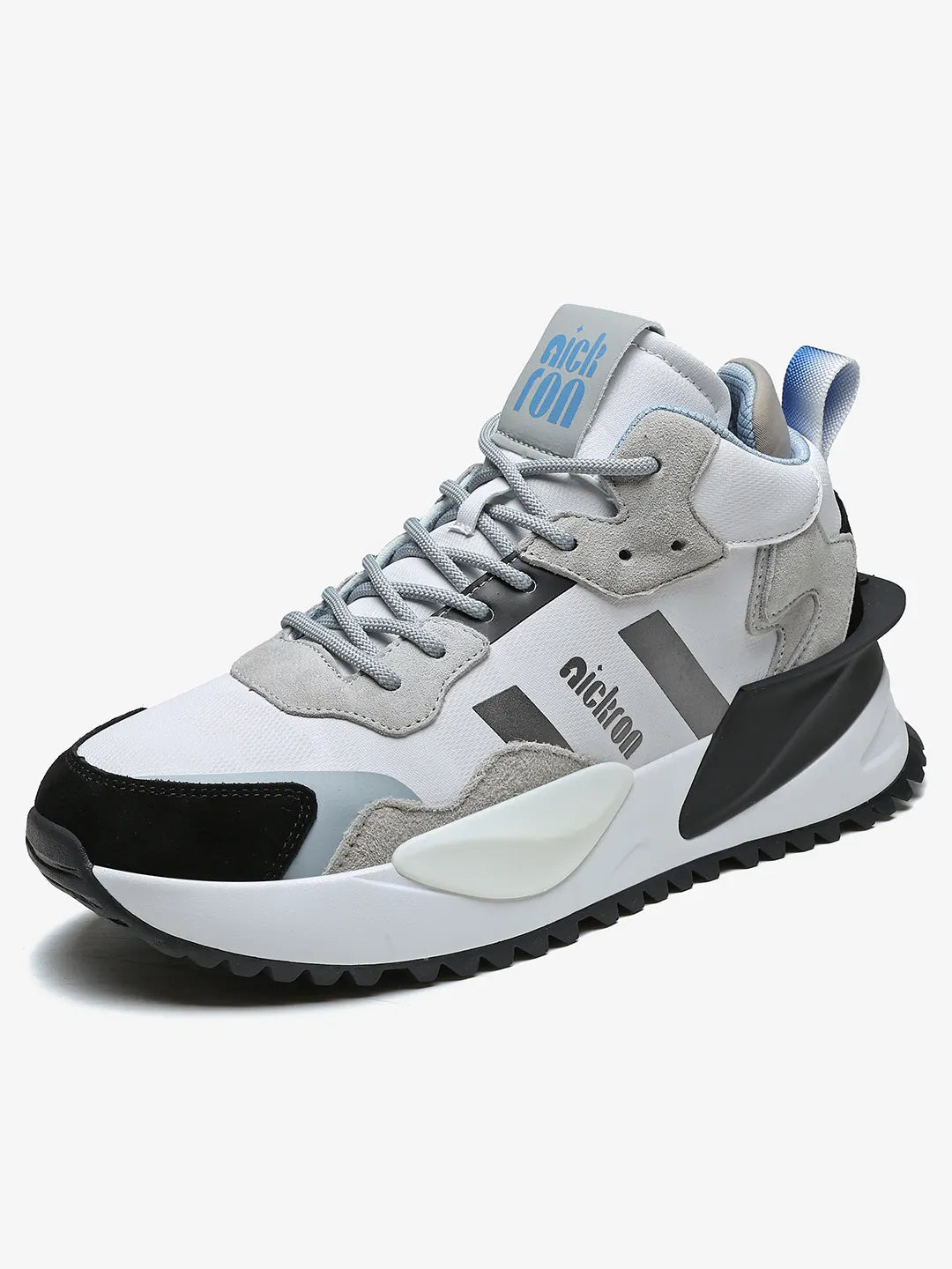 Sentinel Smoke White Mid-Top Sneakers