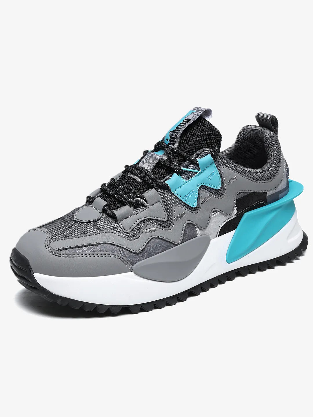 Nomad Graphite Teal low-top chunky sneakers