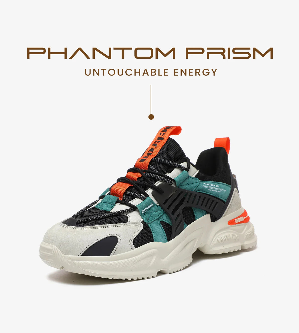Phantom A-500 Jungle Ember Chunky Trail Sneaker