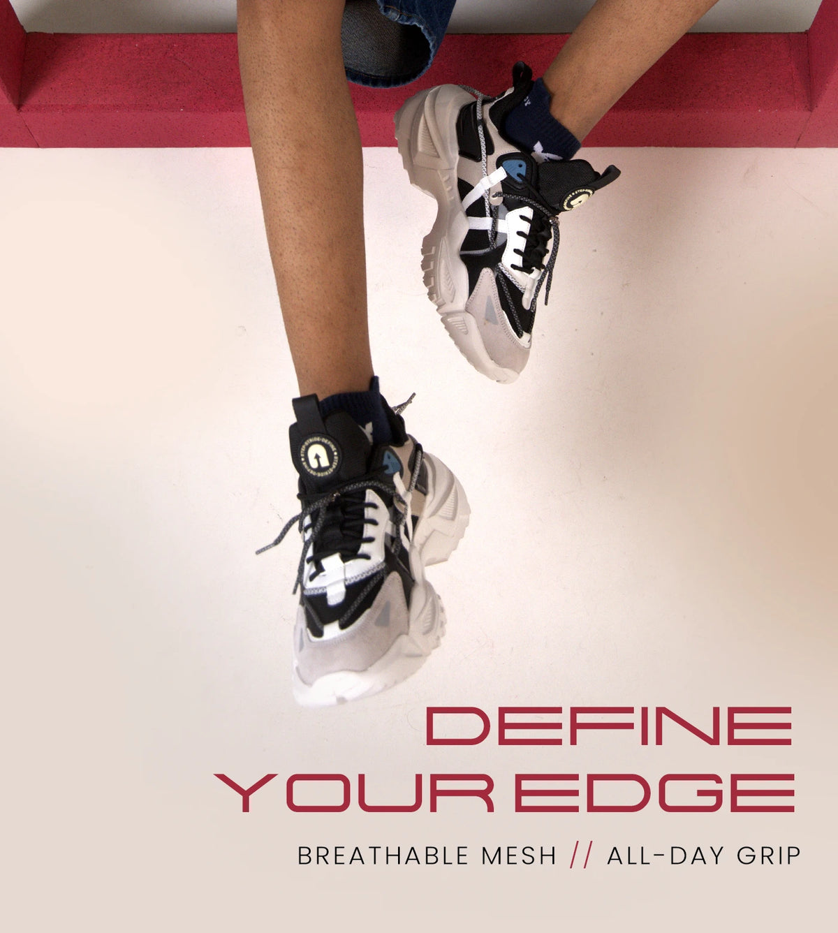 Rocket Boost Nimbus High Heel Funky Designer Low Top Sneakers