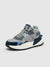 Sentinel Slate Blue mid‑top sneakers side view in slate blue and white

