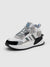 Sentinel Smoke White mid‑top sneakers side view in smoke and white