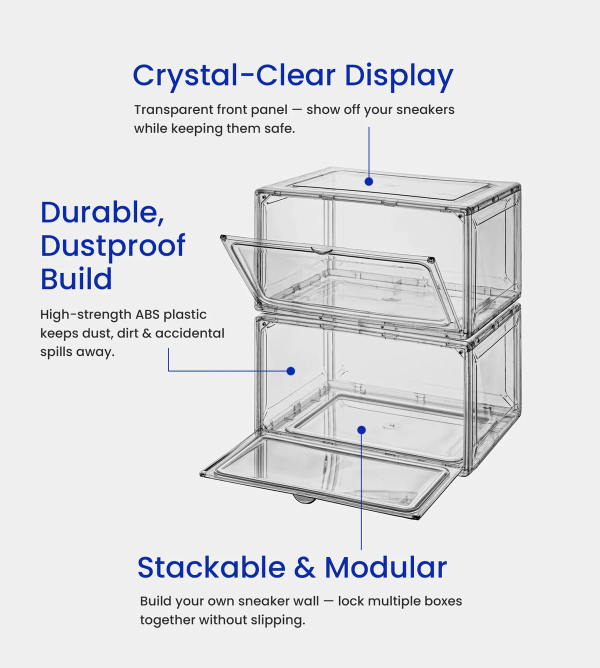 Nickron Shoe Storage Boxes